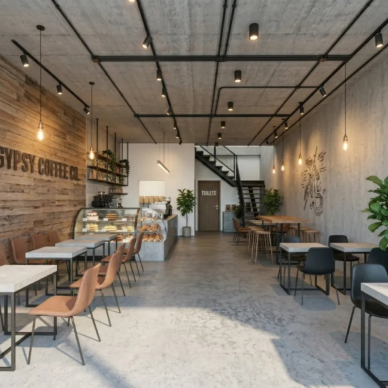 Industrial Coffee Shop, Balikpapan