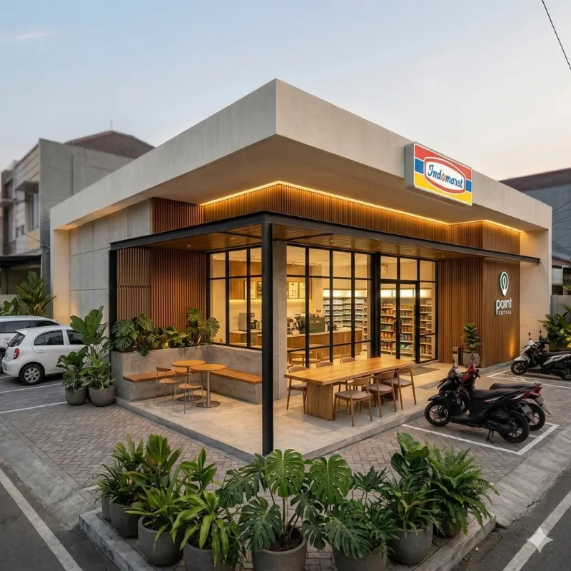 Konsep komersial premium