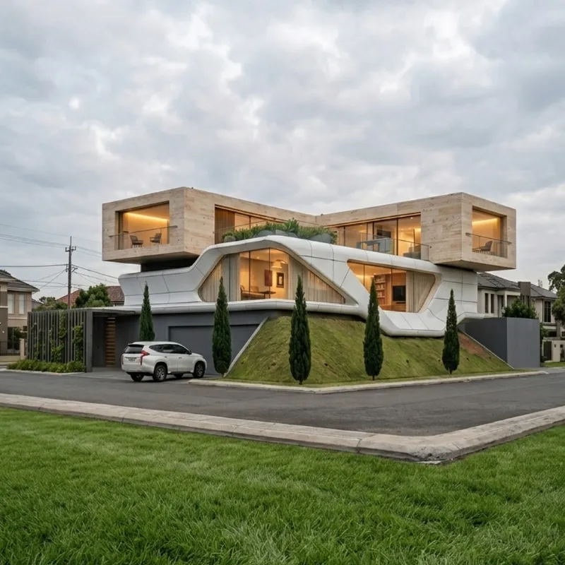 Rumah Parametric Minimalist, Sentul