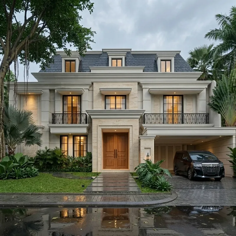 Rumah Klasik Elegan, Jakarta Selatan