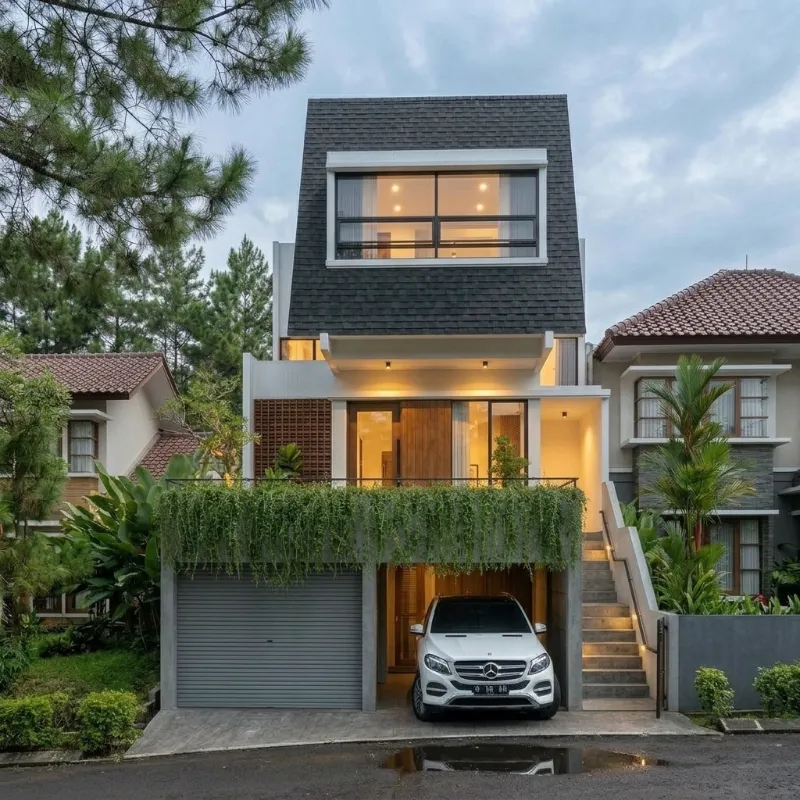 Rumah Bergaya Korea, Bandung